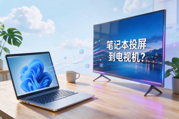 笔记本如何投屏到电视机？