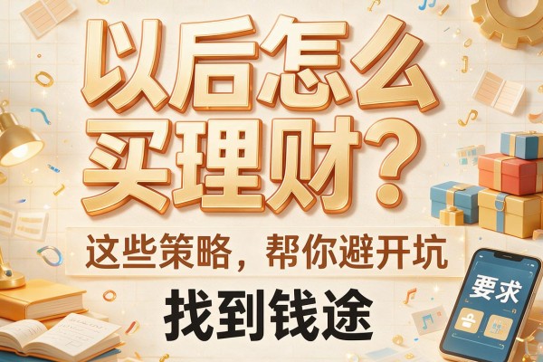 以后怎么买理财？这些策略帮你避开坑、找到钱途
