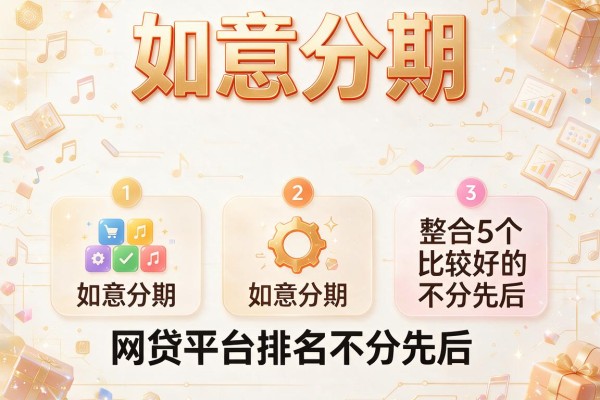 如意分期，整合5个比较好的网贷平台排名不分先后