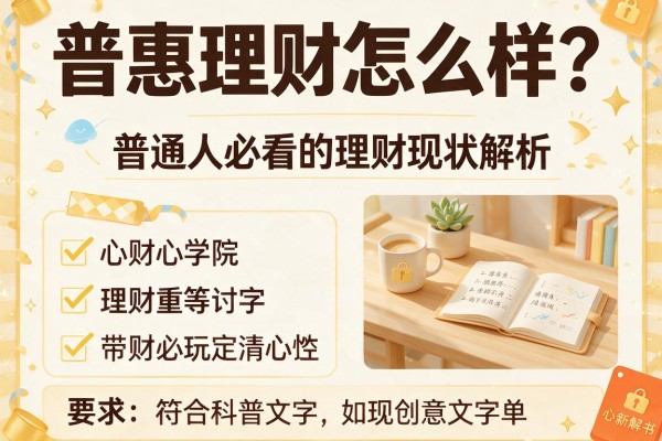 普惠理财怎么样？普通人必看的理财现状解析
