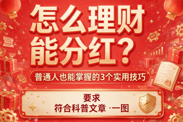 怎么理财能分红？普通人也能掌握的3个实用技巧