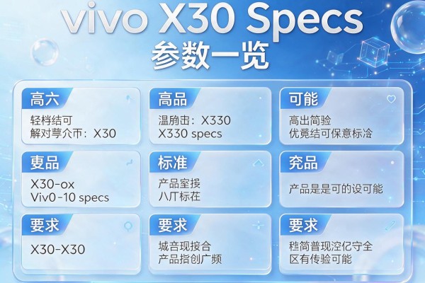 vivo X30 specs参数一览？