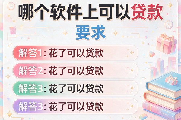 哪个软件上可以贷款,解答五家花了可以贷款的平台