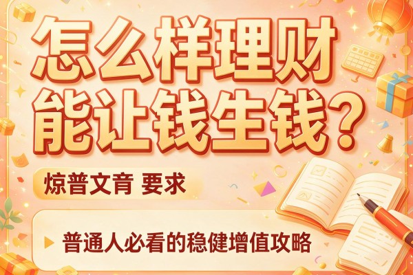 怎么样理财能让钱生钱？普通人必看的稳健增值攻略