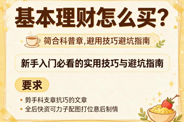 基本理财怎么买？新手入门必看的实用技巧与避坑指南