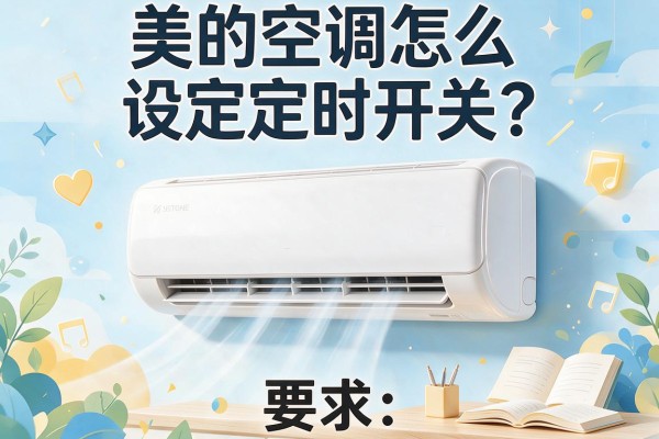 美的空调怎么设定定时开关？
