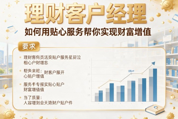 理财客户经理：如何用贴心服务帮你实现财富增值？