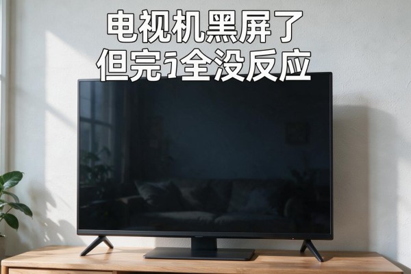 电视机黑屏了但完全没反应？