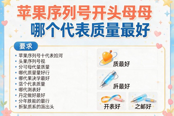 苹果序列号开头字母哪个代表质量最好？