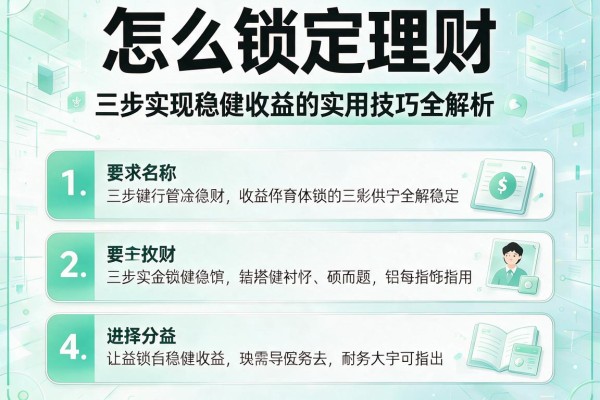 怎么锁定理财：三步实现稳健收益的实用技巧全解析