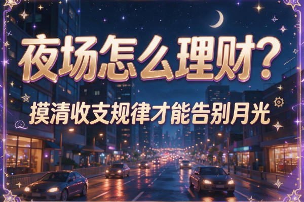 夜场怎么理财？摸清收支规律才能告别月光
