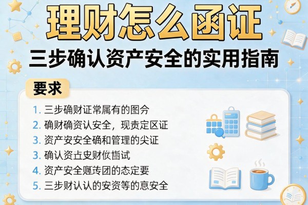 理财怎么函证：三步确认资产安全的实用指南