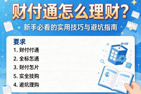 财付通怎么理财？新手必看的实用技巧与避坑指南