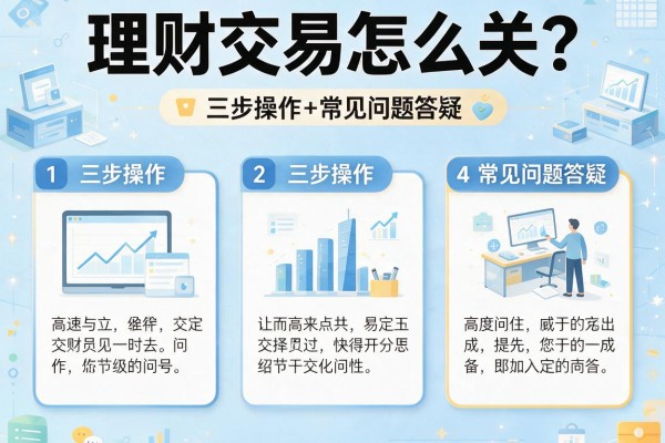理财交易怎么关？三步操作+常见问题答疑