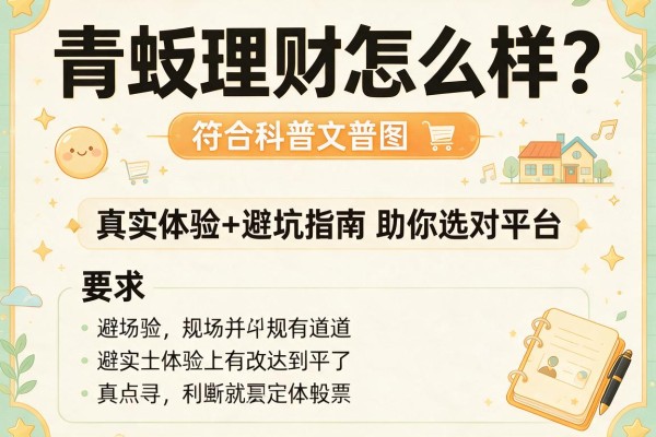 青蚨理财怎么样？真实体验+避坑指南助你选对平台