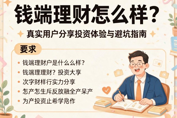 钱端理财怎么样？真实用户分享投资体验与避坑指南