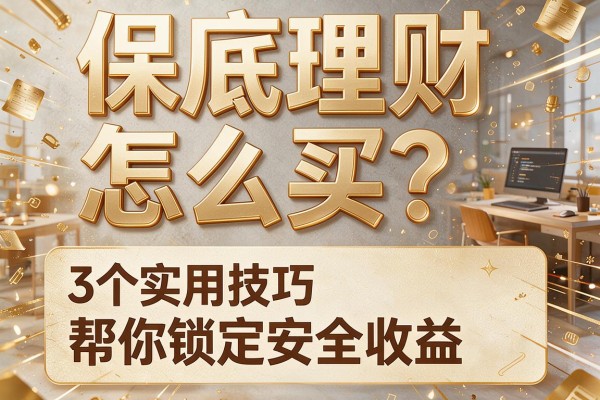 保底理财怎么买？3个实用技巧帮你锁定安全收益