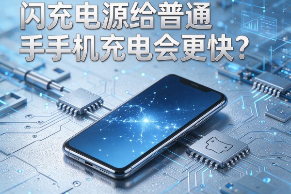 闪充电源给普通手机充电会更快?