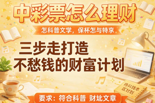中彩票怎么理财：三步走打造不愁钱的财富计划