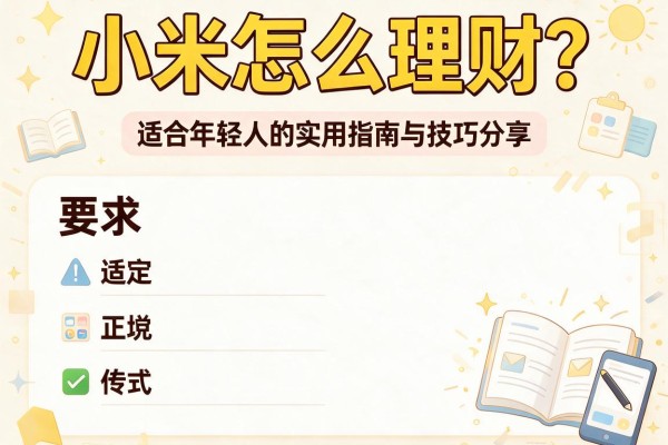 小米怎么理财？适合年轻人的实用指南与技巧分享