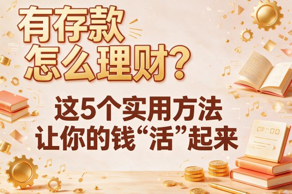 有存款怎么理财？这5个实用方法让你的钱“活”起来