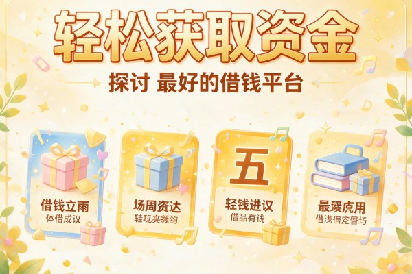 轻松获取资金，探讨五款最好的借钱平台