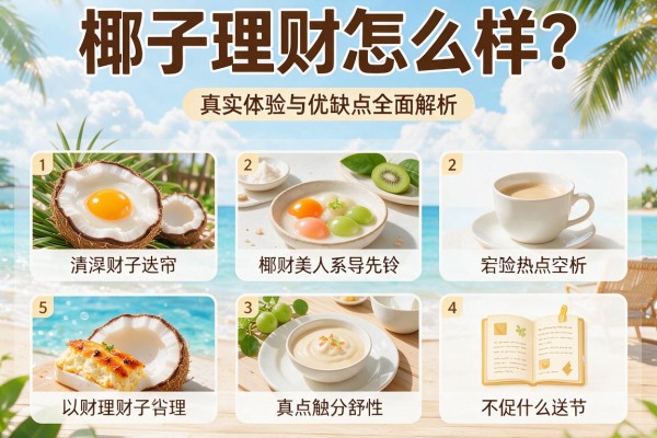 椰子理财怎么样？真实体验与优缺点全面解析