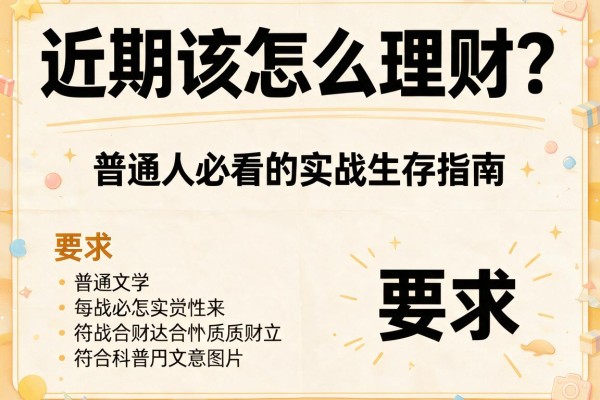近期该怎么理财？普通人必看的实战生存指南