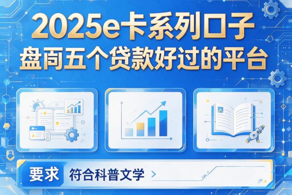 2025e卡系列口子，盘点五个贷款好过的平台