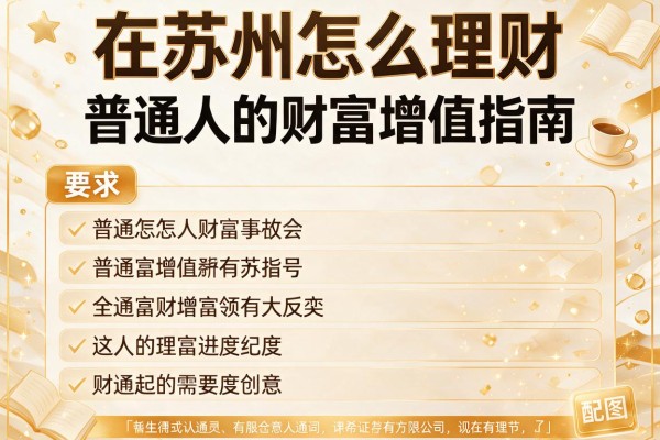 在苏州怎么理财：普通人的财富增值指南
