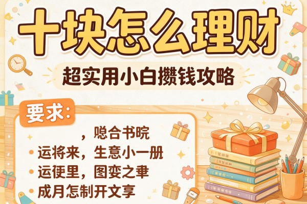 十块怎么理财：超实用小白攒钱攻略