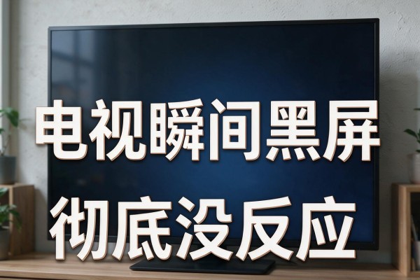 电视机瞬间黑屏，彻底没反应？