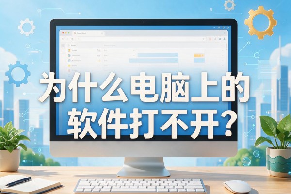 为什么电脑上的软件打不开？