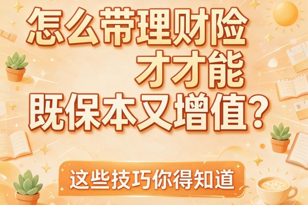怎么带理财险才能既保本又增值？这些技巧你得知道