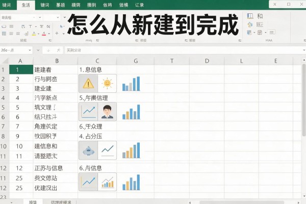Excel表格怎么从新建到完成？