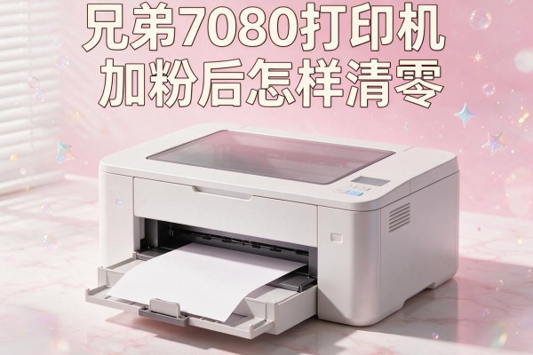 兄弟7080打印机加粉后怎样清零？