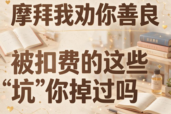 摩拜我劝你善良 被扣费的这些“坑”你掉过吗?