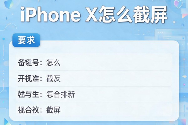 iPhone X怎么截屏?