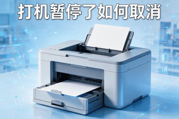 打印机暂停了如何取消