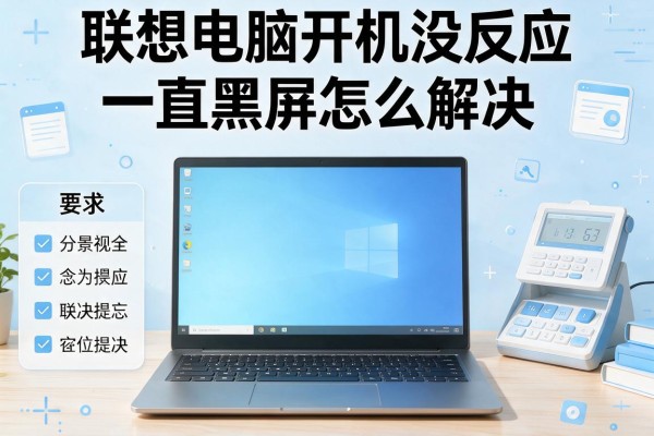 联想电脑开机没反应一直黑屏怎么解决
