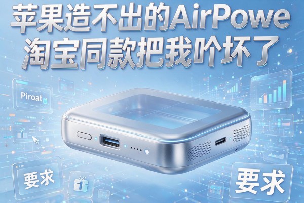 苹果造不出的AirPower 淘宝同款把我吓坏了