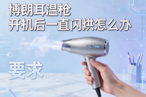 博朗耳温枪开机后一直闪烁怎么办？