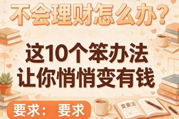 不会理财怎么办？这10个笨办法让你悄悄变有钱