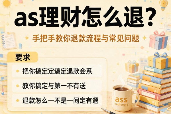 as理财怎么退？手把手教你搞定退款流程与常见问题