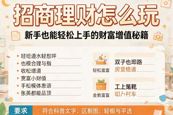 招商理财怎么玩：新手也能轻松上手的财富增值秘籍