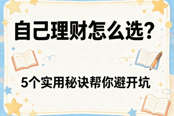 自己理财怎么选?5个实用秘诀帮你避开坑