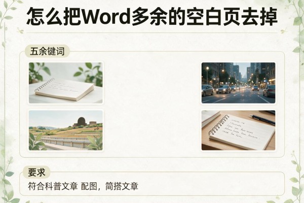 怎么把Word中多余的空白页去掉