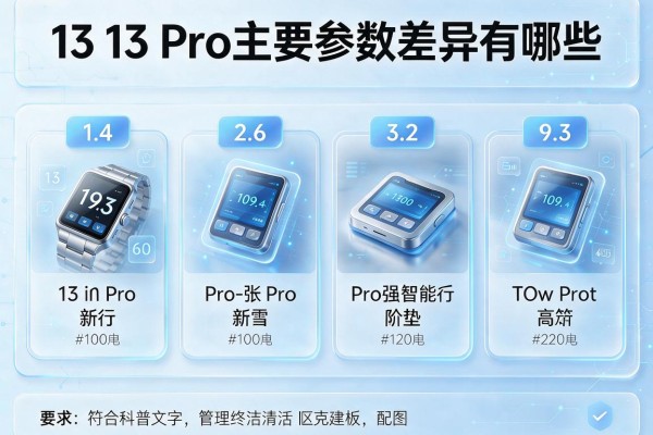13和13 Pro主要参数差异有哪些？