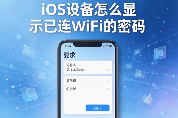 iOS设备怎么显示已连WiFi的密码