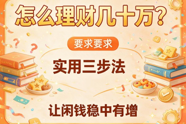 怎么理财几十万？实用三步法，让闲钱稳中有增
